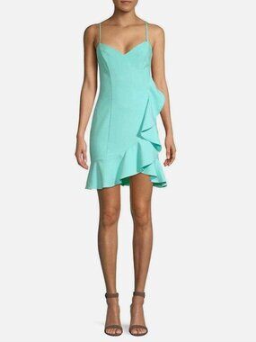 Likely Laverna A-Line Camisole Dress in Baby Blue